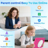 DMOAO Tablette Enfants 10 Pouces Android 15 avec 30Go RAM (TF 2To), 5G WI-FI 6, Widevine L1, Contr ô Le Parental, 8-Core, Tablet