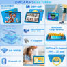 DMOAO Tablette Enfants 10 Pouces Android 15 avec 30Go RAM (TF 2To), 5G WI-FI 6, Widevine L1, Contrôle Parental, 8-Core, Tablette
