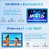DMOAO Tablette Enfants 10 Pouces Android 15 avec 30Go RAM (TF 2To), 5G WI-FI 6, Widevine L1, Contrôle Parental, 8-Core, Tablette