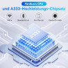 Tablette android 15, 10 pouces tablette, 20go + 64go (extensible à 1 tb), tablette android avec bleutooth 5.3, wifi 6, double ap