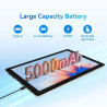 Tablette android 15, 10 pouces tablette, 20go + 64go (extensible à 1 tb), tablette android avec bleutooth 5.3, wifi 6, double ap