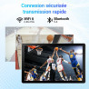 Tablette 10 pouces android 15 2026, 16 go ram, processeur 5 cœurs, écran hd ips 1280x800, double caméra, wifi 6 5g, bleutooth 5.