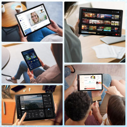 Tablette 10 pouces android 15 2026, 16 go ram, processeur 5 cœurs, écran hd ips 1280x800, double caméra, wifi 6 5g, bleutooth 5.