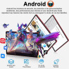 2026 tablette 11 pouces android 24go ram+256go rom(2 to tf),octa-core 2.0ghz, 8000mah, 5g wifi, widevine l1, 2k écran gms 5mp+13