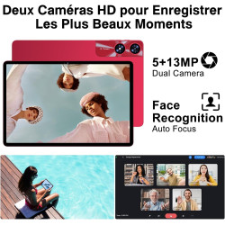 2026 tablette 11 pouces android 24go ram+256go rom(2 to tf),octa-core 2.0ghz, 8000mah, 5g wifi, widevine l1, 2k écran gms 5mp+13