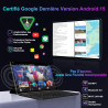Android 15 Tablette 10 Pouces 30Go RAM+128Go ROM(TF 2To), Octa-Core,8000mAh, 5G WiFi 6, 5+8MP, Contrôle Parental, Protecteur D'é