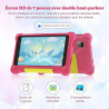 Tablette enfants 7 pouces android tablet pour kids 5gb ram 32gb rom contrôle parental ips hd bleutooth wifi quad core double cam