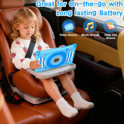 ascrecem Tablette Enfants 7 Pouces Android 15 Tablette pour Enfant avec 2.4G+5G WiFi6 Penta Core 6Go RAM 32Go ROM Double Caméra 