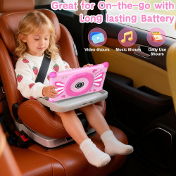 ascrecem Tablette Enfants 7 Pouces Android 15 Tablette pour Enfant avec 2.4G+5G WiFi6 Penta Core 6Go RAM 32Go ROM Double Caméra 