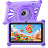 ascrecem Tablette Enfants 7 Pouces Android 15 Tablette pour Enfant avec 2.4G+5G WiFi6 Penta Core 6Go RAM 32Go ROM Double Caméra 