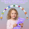 ascrecem Tablette Enfants 7 Pouces Android 15 Tablette pour Enfant avec 2.4G+5G WiFi6 Penta Core 6Go RAM 32Go ROM Double Caméra 