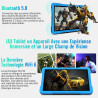 Tablette android 15 10 pouces avec 30go ram+tf 2to,octa-core/gms,gemini ai/widevine l1,wifi 6/bleutooth 5.0,5mp+8mp/1280*800, co