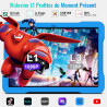 Tablette android 15 10 pouces avec 30go ram+tf 2to,octa-core/gms,gemini ai/widevine l1,wifi 6/bleutooth 5.0,5mp+8mp/1280*800, co