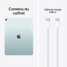 Apple iPad Air 13 Pouces (M4) : Écran Liquid Retina, 512 Go, Caméras Avant/arrière 12 MP, Wi‑FI 7 avec Apple N1, Touch ID, Auton