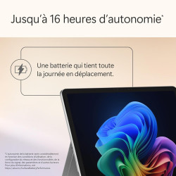 Microsoft Surface Pro | Copilot+ PC | Ecran Tactile LCD 12” | Snapdragon® X Plus | 16Go RAM | Stockage 512Go | Dernier Modèle | 