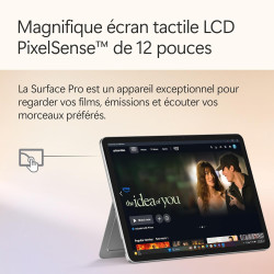 Microsoft Surface Pro | Copilot+ PC | Ecran Tactile LCD 12” | Snapdragon® X Plus | 16Go RAM | Stockage 512Go | Dernier Modèle | 