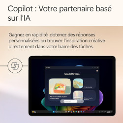 Microsoft Surface Pro | Copilot+ PC | Ecran Tactile LCD 12” | Snapdragon® X Plus | 16Go RAM | Stockage 512Go | Dernier Modèle | 