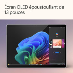 Microsoft Surface Pro (Chargeur Non Inclus) | Copilot+ PC | Ecran Tactile OLED 13 | Snapdragon® X Elite | 16Go RAM | SSD 512To |