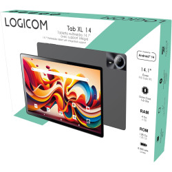 Logicom - Tab XXL 14 - Tablette 14" Android 15 - Octa-Core 1.6Ghz - 128Go