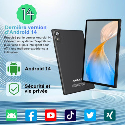 2026 tablette 10 pouces android octa core avec 22go ram + 128go rom (2to tf) | 5g + 2.4g wifi | fhd | gms | bleutooth 5.0 | 8mp 