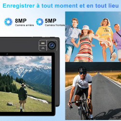 2026 tablette 10 pouces android octa core avec 22go ram + 128go rom (2to tf) | 5g + 2.4g wifi | fhd | gms | bleutooth 5.0 | 8mp 