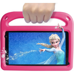 Goodtel tablette enfants android 11 de 7 pouces, 32go rom, wifi, bleutooth, gps, play store installé, double caméra, contrôle pa