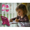 Goodtel tablette enfants android 11 de 7 pouces, 32go rom, wifi, bleutooth, gps, play store installé, double caméra, contrôle pa