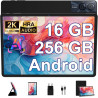 Goodtel 2025 tablette tactile 11 pouces android 16gb ram+256gb rom(tf 1tb), octa-core, 8600mah,2k écran 2000 * 1200, wifi 5g, gp