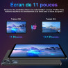 Goodtel 2025 tablette tactile 11 pouces android 16gb ram+256gb rom(tf 1tb), octa-core, 8600mah,2k écran 2000 * 1200, wifi 5g, gp