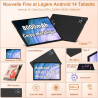 Tablette Android Tablet Tactile, 8000mAh, 22Go RAM + 128Go ROM/WiFi 5G+2.4G, 8-Cores, BT5.0, 8MP+5MP, Widevine L1, GMS Certified