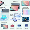 Tablette 10 Pouces Android, 8000mAh, Tablet tactiles avec étui, 16Go RAM+128Go ROM(TF 1To), Octa-Core 2.0GHz, WiFi 5G/2.4G,BT 5.