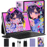 2025 Tablette Android 15 10 Pouces Écran IPS HD [30Go RAM] 128Go + TF 1To - Octo-Core, 8000mAh, Corps intégré en métal, 5MP+8MP,