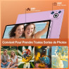 2025 Tablette Android 15 10" Écran IPS HD | 30Go RAM 128Go + TF 1To | Octo-Core 8000mAh | Wi-FI 6 | Widevine L1 | Caméra 8MP+5MP