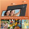 2026 Tablette Android 15 【30Go RAM 128Go+2To】- Écran IPS HD 10" - 【Octo-Core 8000mAh WiFi 6】- Caméras 【5MP+8MP Face ID】- Corps M