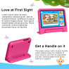 Tablette Android - Écran HD 7 Pouces - 32 Go ROM + 2 Go RAM - Contrôle Parental - WiFi/GPS/BT 5.0-3500 mAh - Coque de Protection