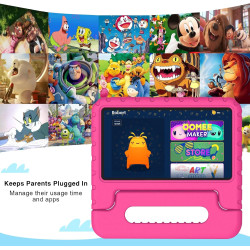Tablette Android - Écran HD 7 Pouces - 32 Go ROM + 2 Go RAM - Contrôle Parental - WiFi/GPS/BT 5.0-3500 mAh - Coque de Protection