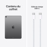 Apple iPad Air 11 Pouces (M4) : Écran Liquid Retina, 512 Go, Caméras Avant/arrière 12 MP, Wi‑FI 7 avec Apple N1 + Connectivité c