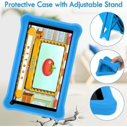 Tablette Enfants 7 Pouces Android 13 Tablette avec GMS Certified,8（3+5）GB RAM 64GB ROM (TF CARD 128GB),Applications Pré-Installé