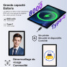 fezawio Tablette Tactile 10 Pouces Android 14, 22Go RAM+128Go ROM(Extensible 1To)|5MP+8MP|5G Wi-FI|Certifié Widevine L1|Processe