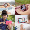 Tablette 7 pouces android, double caméras, wifi, bleutooth, azur