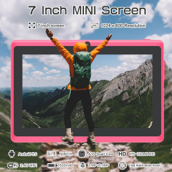 Tablette 7 pouces android, double caméras, wifi, bleutooth, bleu
