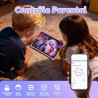 ALLDOCUBE Tablette Enfants 10 Pouces, Kids Tablette Android 15, Contrôle Parental, 5500mAh, 7Go+64 Go Ext 512 Go, Tablette Éduca
