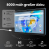 Tablette Android 16,tablette 11 pouces,32 Go + 128 Go extensible à 1 To, pack productivité avec housse clavier, stylet, processe