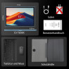 Tablette Android 16,tablette 11 pouces,32 Go + 128 Go extensible à 1 To, pack productivité avec housse clavier, stylet, processe