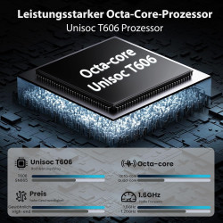 Tablette Android 16,tablette 11 pouces,32 Go + 128 Go extensible à 1 To, pack productivité avec housse clavier, stylet, processe
