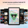 Tablette 10 Pouces Android 15 certifiée GMS, 30Go RAM + 128Go ROM (2To TF), Octa-Core, 6200mAh, HD 1280x800, WiFi 6, BT 5.3, Wid