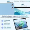 Tablette Android 10 Pouces avec Gemini AI, 22GoRAM + 128 Go ROM (Extensible Jusqu'à 2 To), WiFi 6, 8000 mAh, Widevine L1, Octa-C