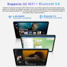 Tablette Android 10 Pouces avec Gemini AI, 22GoRAM + 128 Go ROM (Extensible Jusqu'à 2 To), WiFi 6, 8000 mAh, Widevine L1, Octa-C