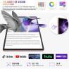 Android Tablette 10 Pouces 64Go ROM (2To TF), Gemini AI, Octa-Core, 1280*800 FHD IPS, 5MP+8MP, Veille Extra Longue, 5G WiFi, Wid