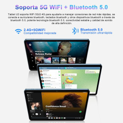 2026 tablette 10 pouces android avec 22go ram+128go rom(tf/2to) octa-core 2.0ghz, 5g+2.4g wifi 6,bleutooth 5.0, caméra 5mp+8mp, 